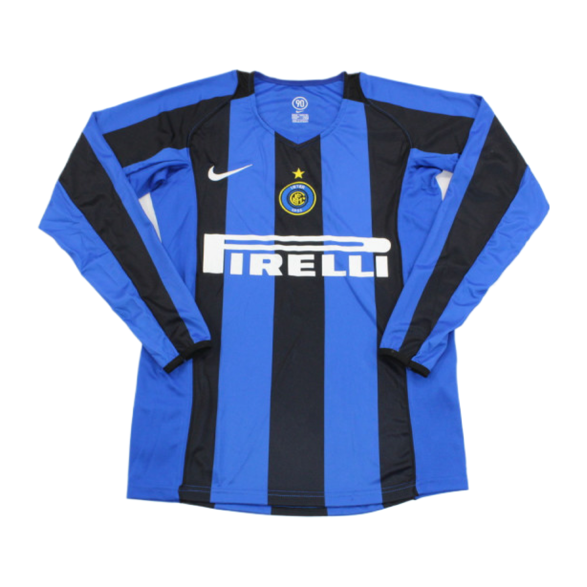 2004-05 FC Internazionale Milano Langarm Heimtrikot