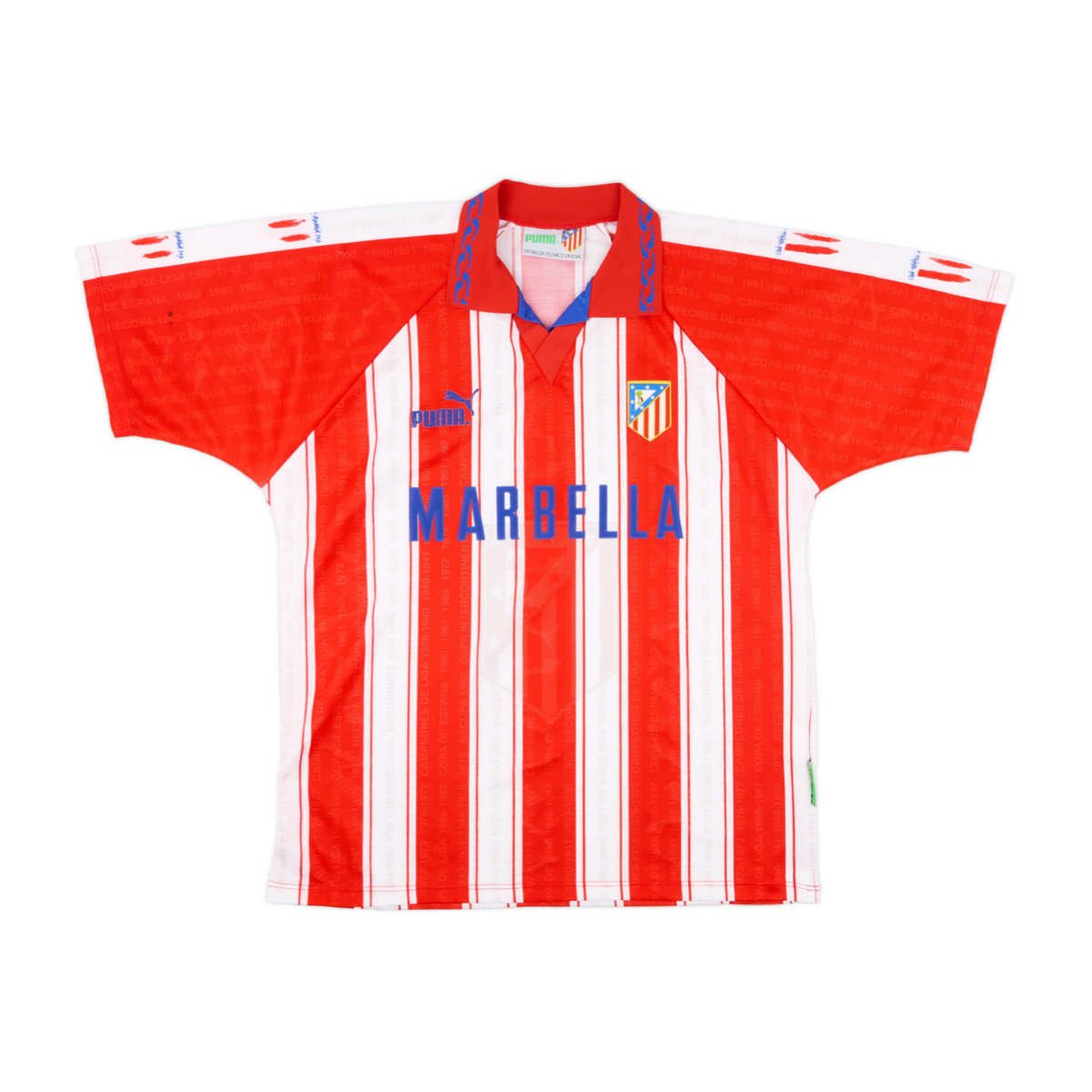 Camiseta de local del Atlético de Madrid 1995-96