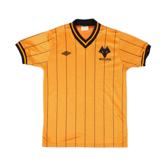 Camiseta local del Wolverhampton Wanderers FC 1985-86