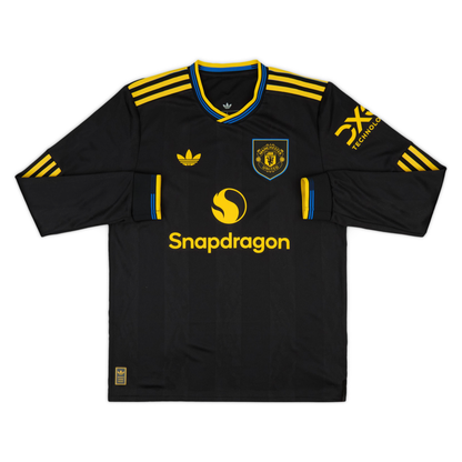 2025-26 Manchester United FC Langarm-Auswärtstrikot