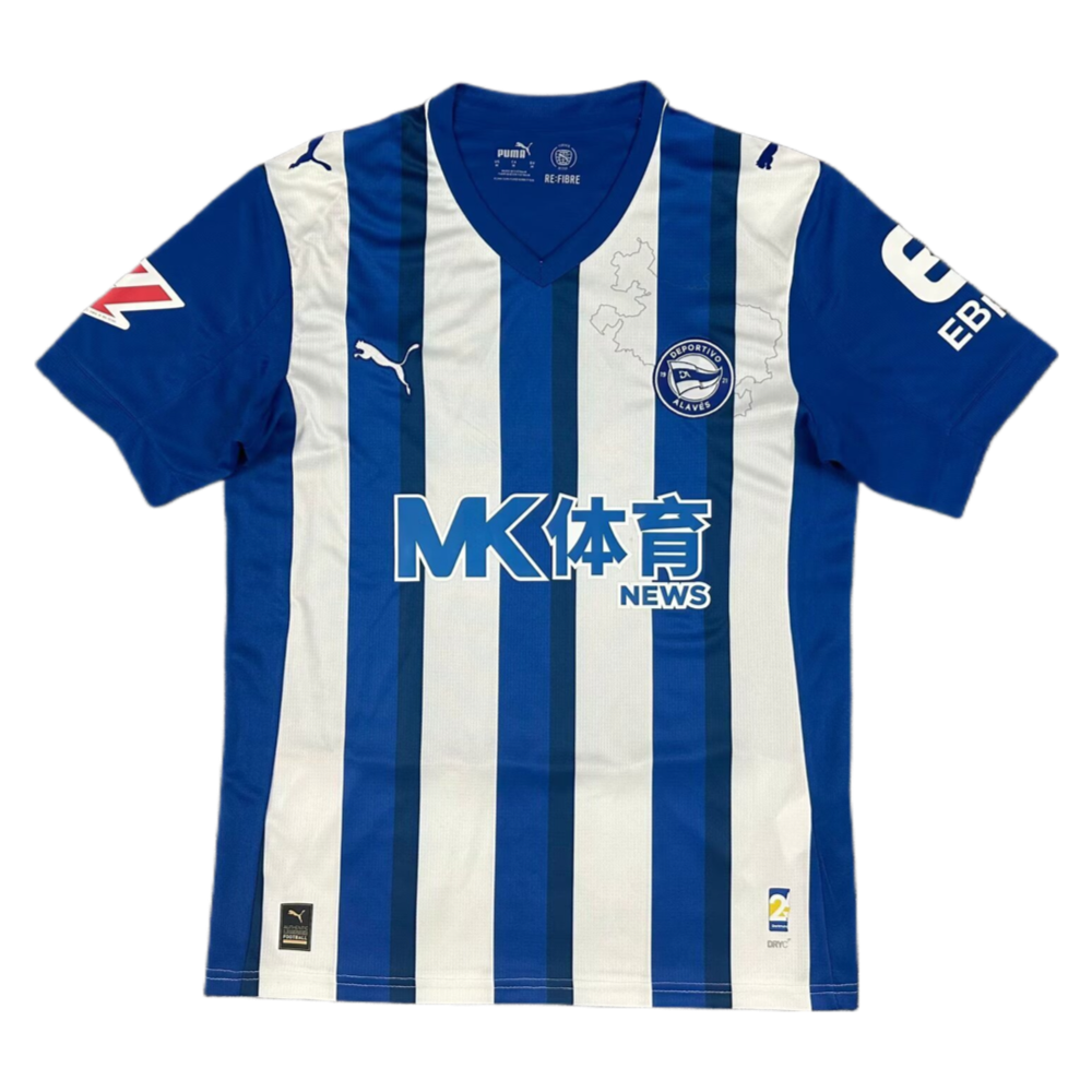 2025-26 Deportivo Alavés Heimtrikot