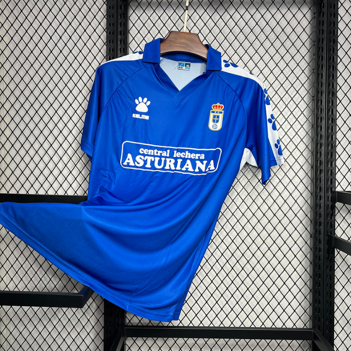 1990-91 Real Oviedo Heimtrikot