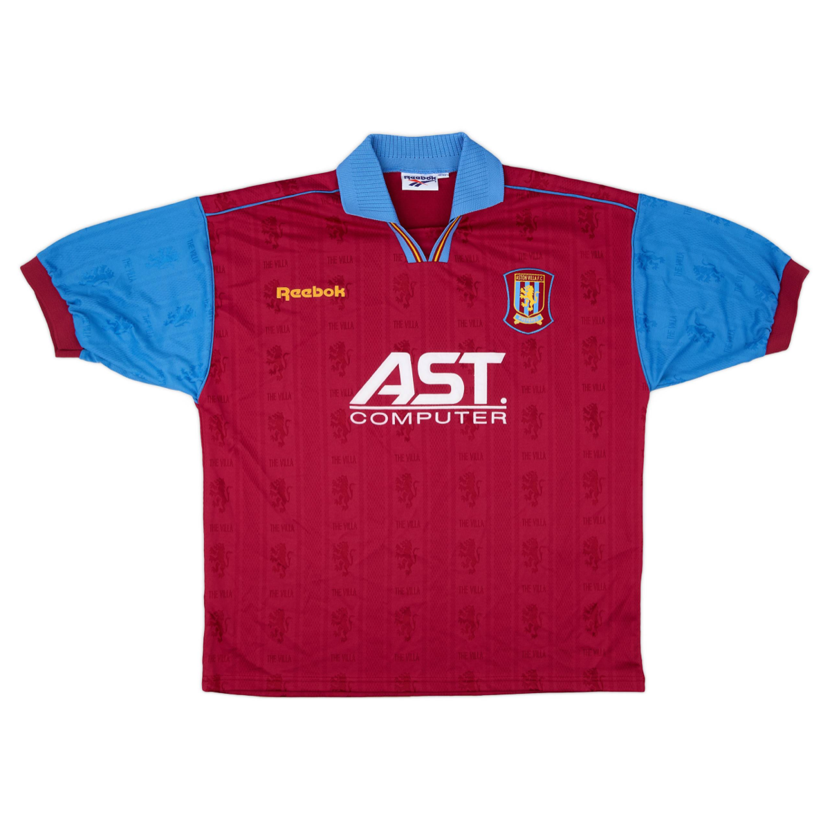Camiseta local del Aston Villa FC 1996-98