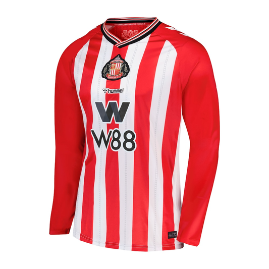 2025-26 Sunderland AFC Langarm-Heimtrikot