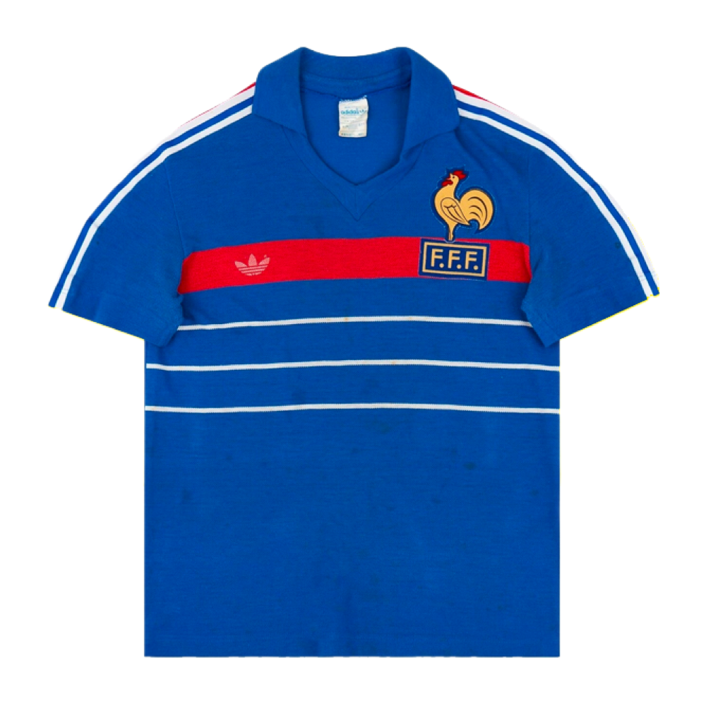 1984 Frankreich Heimtrikot