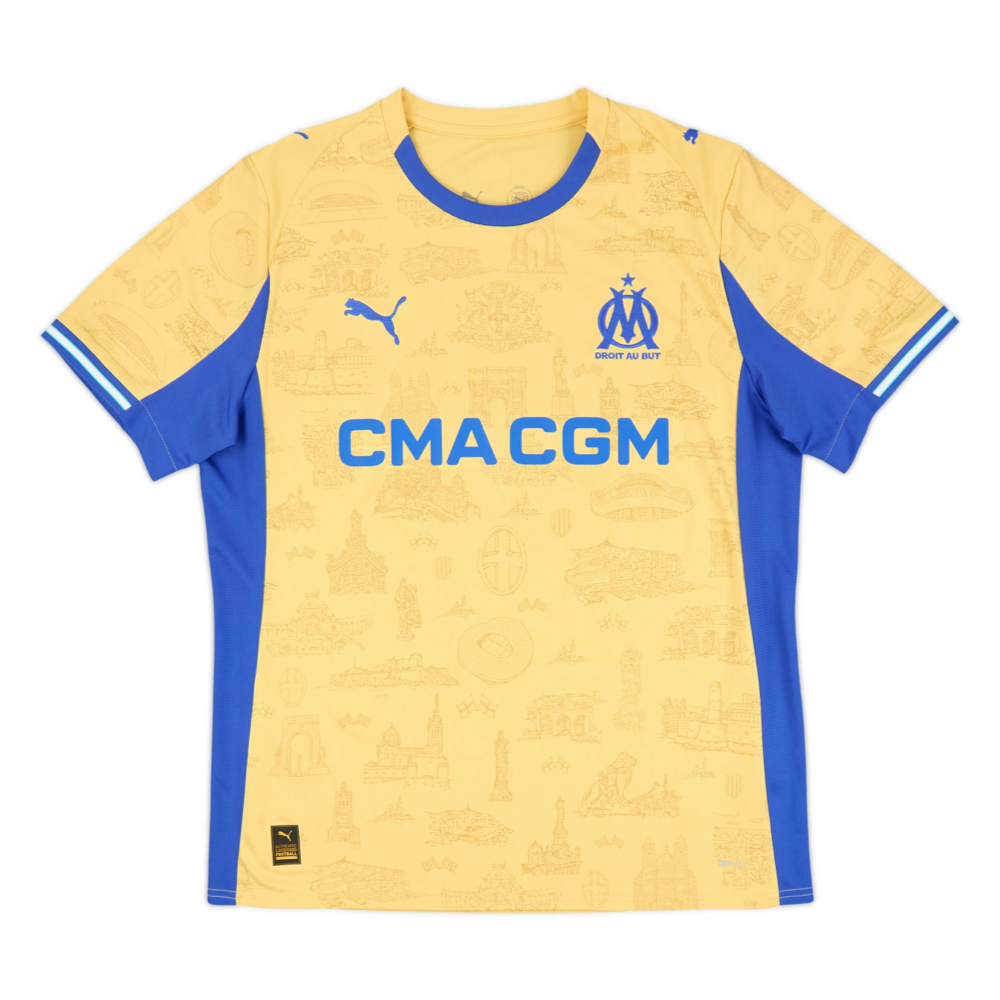 Equipación alternativa del Olympique de Marsella 2025-26