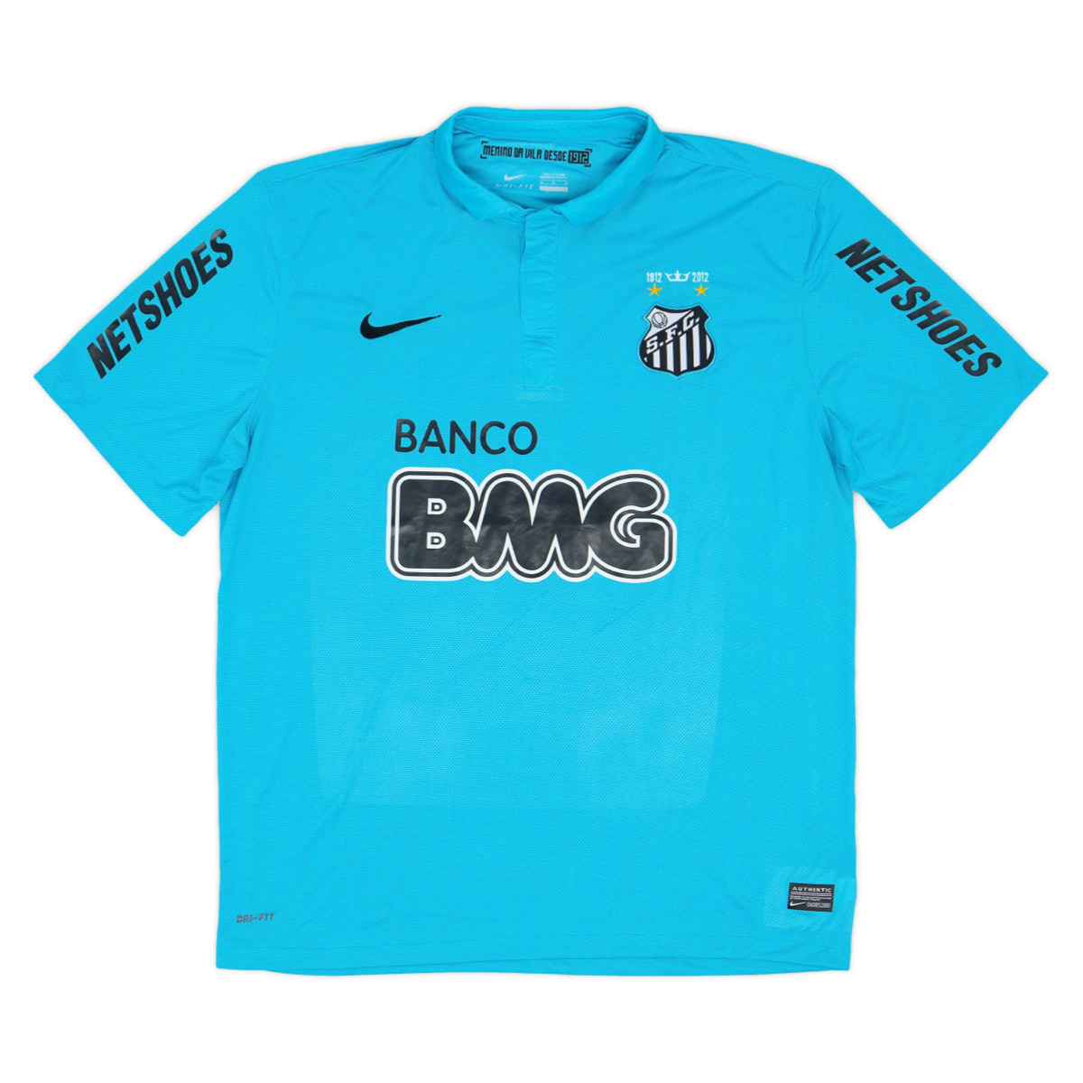 Camiseta visitante del Santos FC 2012-13