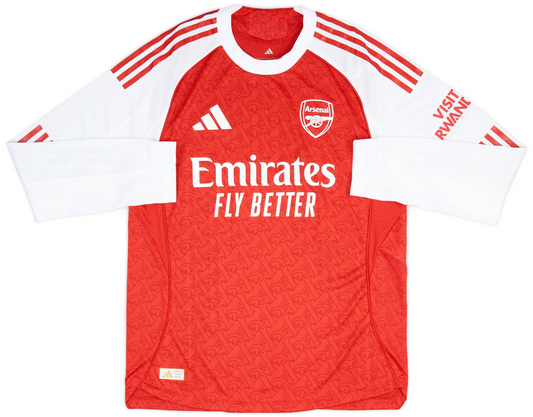 2025-26 Arsenal FC Long Sleeve Home Shirt