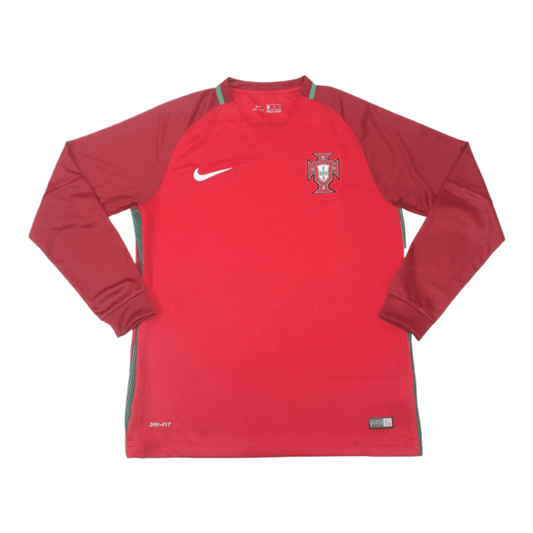 2016 Portugal Heimtrikot Langarm