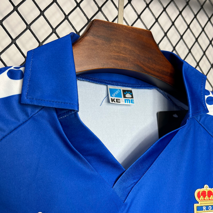 1990-91 Real Oviedo Heimtrikot
